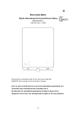 Sunartis ME315 User Manual предпросмотр