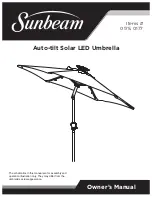 Предварительный просмотр 1 страницы Sunbeam 0175 Owner'S Manual