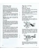 Предварительный просмотр 4 страницы Sunbeam 06081 Instructions Manual