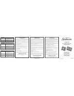 Sunbeam 115605-5 Instruction Manual предпросмотр