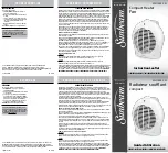 Sunbeam 133290 Instruction Leaflet preview