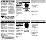 Предварительный просмотр 2 страницы Sunbeam 133290 Instruction Leaflet