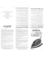 Preview for 1 page of Sunbeam 139548 Instruction Manual