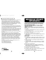 Предварительный просмотр 5 страницы Sunbeam 1632 Series Instruction Manual