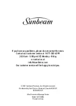Предварительный просмотр 12 страницы Sunbeam 16977 Instruction Manual