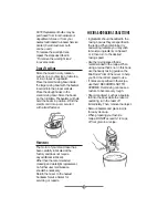 Предварительный просмотр 10 страницы Sunbeam 2356 Instruction Manual