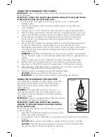 Preview for 9 page of Sunbeam 26630 Instruction Manual