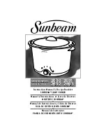 Preview for 1 page of Sunbeam 2690 Instruction Manual & Recipe Booklet