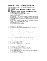 Предварительный просмотр 4 страницы Sunbeam 27499 Instruction Manual