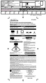 Preview for 1 page of Sunbeam 30310684 Instruction Manual