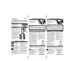 Preview for 2 page of Sunbeam 30310906 Quick Start Manual