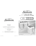 Sunbeam 3822-033 User Manual предпросмотр