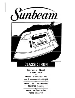 Предварительный просмотр 1 страницы Sunbeam 3956 Instruction Manual