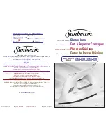 Preview for 1 page of Sunbeam 3964-099 Instruction Manual