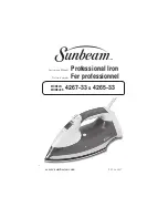 Preview for 1 page of Sunbeam 4265-33 Instruction Manual
