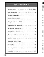 Preview for 3 page of Sunbeam 4785 User Manual