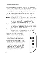 Preview for 6 page of Sunbeam 5895 User Manual