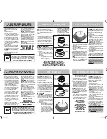 Preview for 2 page of Sunbeam 631-705 Instruction Leaflet