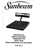 Preview for 1 page of Sunbeam 78622-0 Instructions Manual