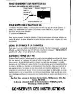 Предварительный просмотр 4 страницы Sunbeam 78622-0 Instructions Manual