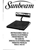 Предварительный просмотр 5 страницы Sunbeam 78622-0 Instructions Manual