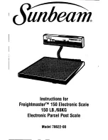 Preview for 9 page of Sunbeam 78622-0 Instructions Manual
