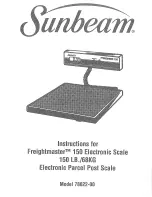 Sunbeam 78622-00 Freightmaster Instrucion Book preview