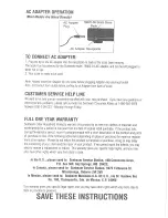 Preview for 4 page of Sunbeam 78622-00 Freightmaster Instrucion Book