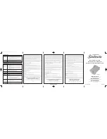 Предварительный просмотр 1 страницы Sunbeam 828-511 Important Notes