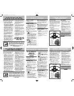 Предварительный просмотр 2 страницы Sunbeam 9100020009040 Owner'S Manual