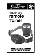 Предварительный просмотр 1 страницы Sunbeam advanced remote trainer Instruction Manual