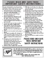 Preview for 2 page of Sunbeam Aer1 SAP8422-CN Instruction Leaflet