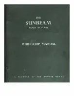 Sunbeam ALPINE I SERIES: APLINE II SERIES Workshop Manual preview