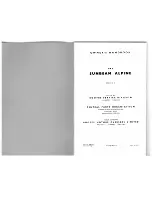 Предварительный просмотр 2 страницы Sunbeam Alpine V series Owner'S Handbook Manual