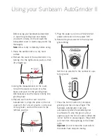 Preview for 7 page of Sunbeam AutoGrinder EM0420 Instruction Booklet