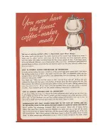 Preview for 2 page of Sunbeam Automatic Coffeemaster User Manual