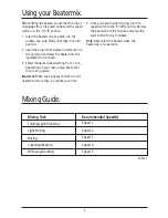 Предварительный просмотр 4 страницы Sunbeam BEATERMIX JM3200 Instruction/Recipe Booklet