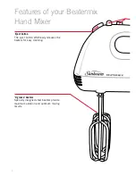 Preview for 4 page of Sunbeam Beatermix JM3250 Instruction Booklet