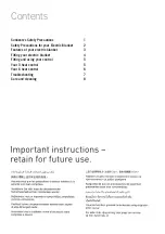 Preview for 2 page of Sunbeam BL48 User Manual