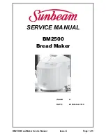 Sunbeam BM2500 Service Manual preview