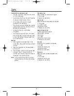 Preview for 39 page of Sunbeam BM3400 Instruction/Recipe Booklet