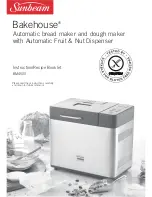 Предварительный просмотр 1 страницы Sunbeam BM4500 Bakehouse Instruction Booklet