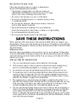 Preview for 3 page of Sunbeam BVSBDW13-033 User Manual