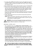 Предварительный просмотр 8 страницы Sunbeam BVSBDW13-033 User Manual