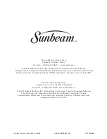 Preview for 21 page of Sunbeam BVSBEHX Series User Manual