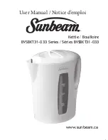 Preview for 1 page of Sunbeam BVSBKT31-033 Series User Manual