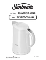 Sunbeam BVSBKTVT01-033 User Manual preview