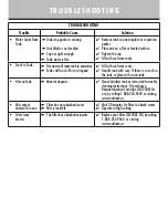 Preview for 9 page of Sunbeam BWF2002P-CN Instruction Leaflet