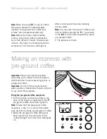 Preview for 19 page of Sunbeam Cafe Barista EM8800 Instruction Booklet