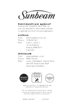 Preview for 38 page of Sunbeam CAFE DUO User Manual